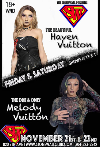 Friday & Saturday November 21st & 22nd, 2025 The Stonewall Presents