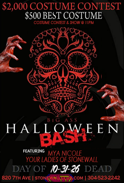 Saturday October 31st, 2026 The Stonewall Presents