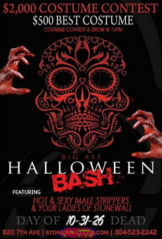 Saturday October 31st, 2026 The Stonewall Presents