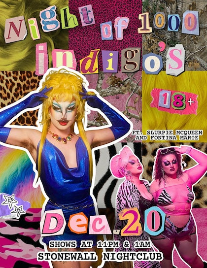 Saturday December 20th, 2025 The Stonewall Presents