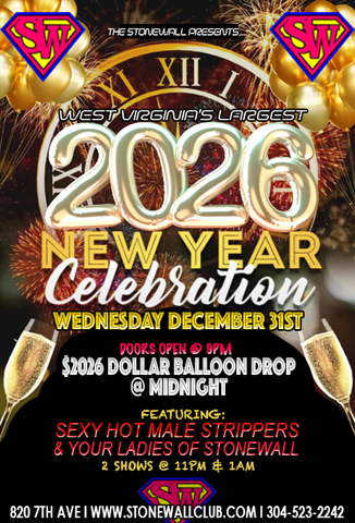 Wednesday December 31st, 2025 The Stonewall Presents