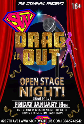 Friday January 16th, 2026 The Stonewall Presents