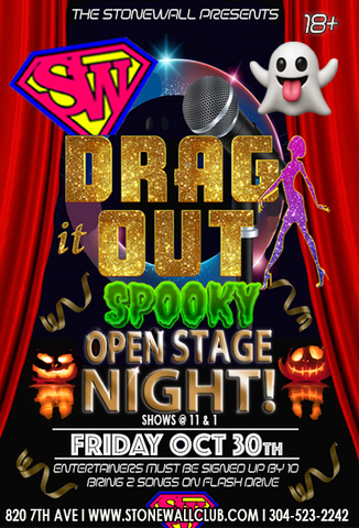 Friday October 30th, 2026 The Stonewall Presents