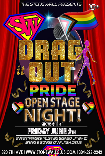 Friday June 5th, 2026 The Stonewall Presents