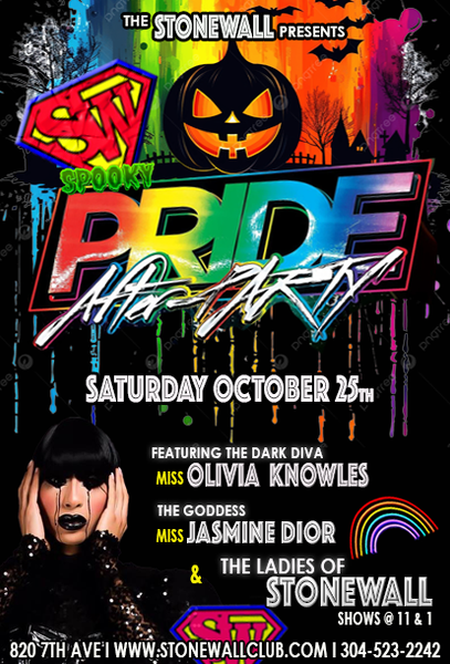 Saturday October 25th, 2025 The Stonewall Presents