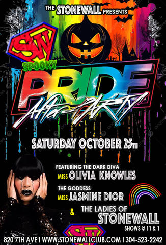 Saturday October 25th, 2025 The Stonewall Presents