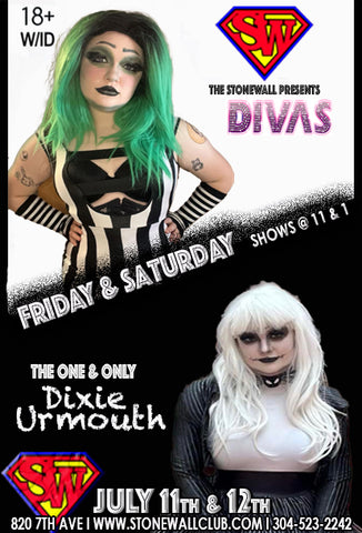 Friday & Saturday July 11th & 12th, 2025 The Stonewall Presents