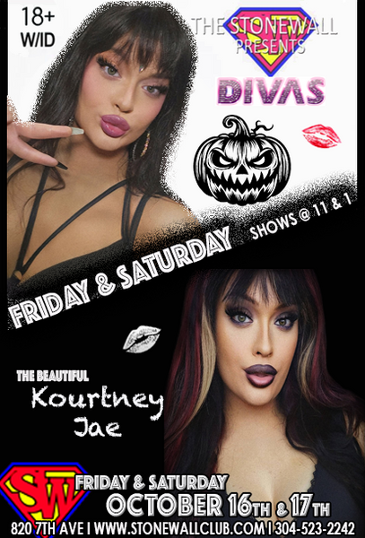Friday & Saturday October 16th & 17th, 2026 The Stonewall Presents