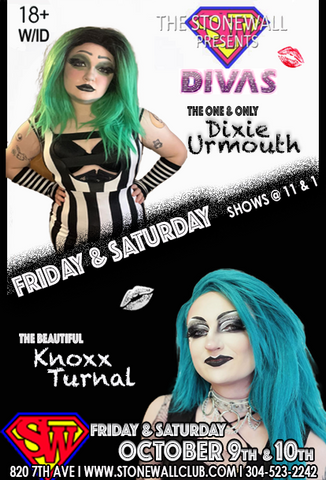 Friday & Saturday October 9th & 10th, 2026 The Stonewall Presents