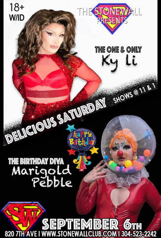 Saturday September 6th, 2025 The Stonewall Presents