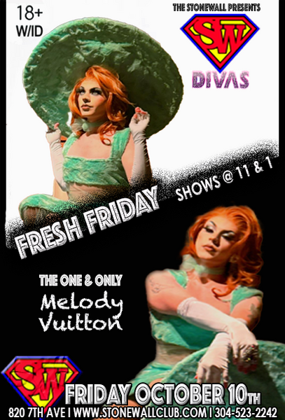 Friday October 10th, 2025 The Stonewall Presents