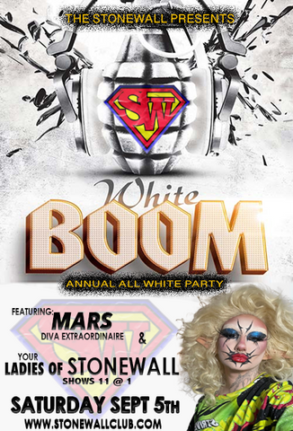 Saturday September 5th, 2026 The Stonewall Presents